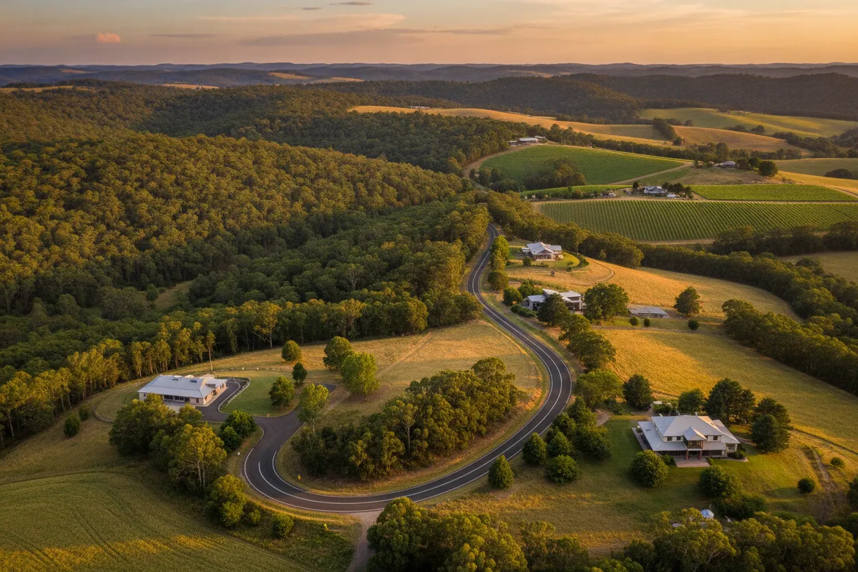 Adelaide Hills Sunset Drive